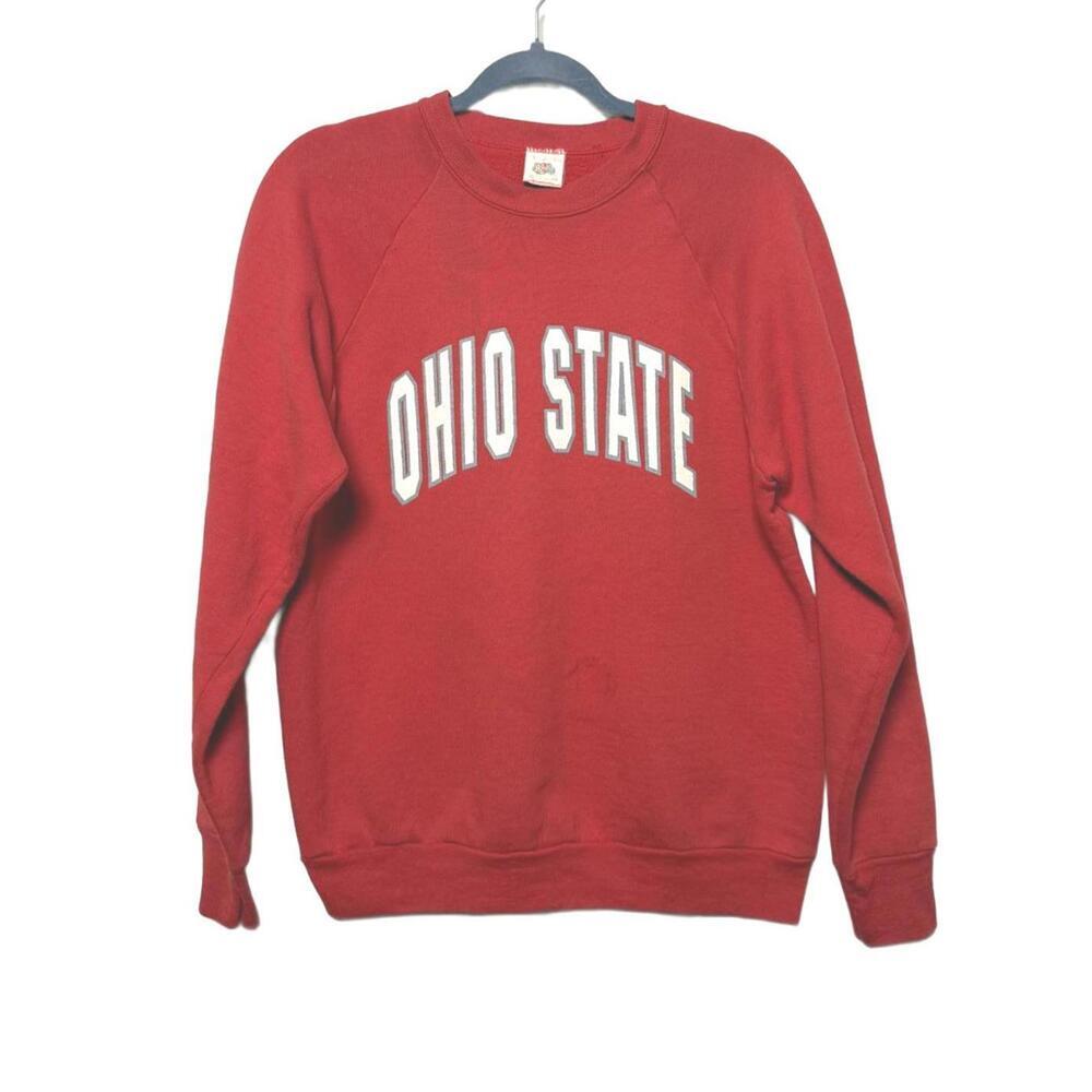 Vintage 80s 90s OHIO‎ STATE Raglan Sweatshirt